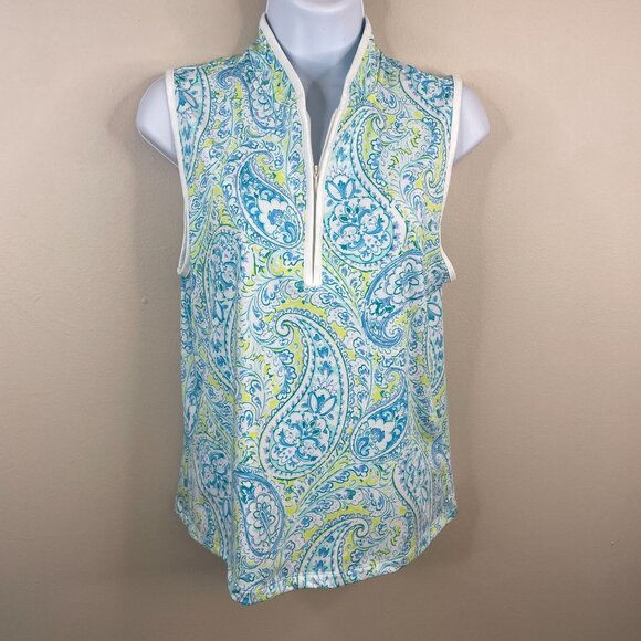 Sigrid Olsen Golf Tennis Pickleball 2 PC Top Full Zip Jacket Size M Country Club - Picture 2 of 16